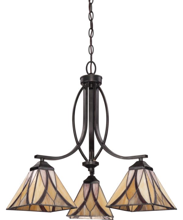 Asheville 3-light Chandelier Valiant Bronze Online