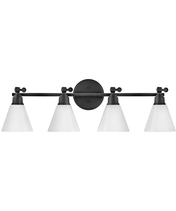 Arti 4-Light Four Light Vanity in Black For Sale