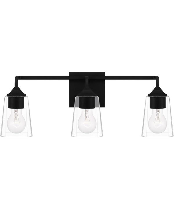 Thoresby Large 3-light Bath Light Matte Black Sale