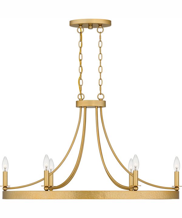 Aspyn Small 6-light Island Light Light Gold on Sale