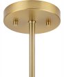 Atwell 3-Light Mid-Century Modern Semi-Flush Mount Brushed Bronze For Cheap