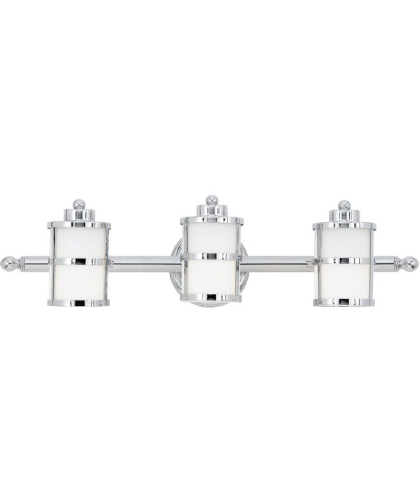 Tranquil Bay Large 3-light Bath Light Polished Chrome Online