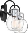 Andrews Medium 2-light Bath Light Earth Black Online now