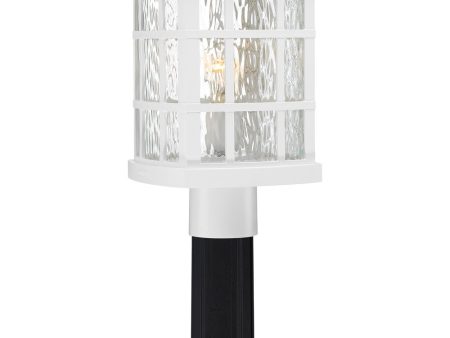 Stonington Large 1-light Outdoor Post Light  Coastal Armour White Lustre Sale