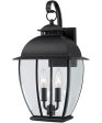 Bain Medium 2-light Outdoor Wall Light Mystic Black Online