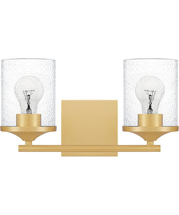 Abner Medium 2-light Bath Light Aged Brass Online Sale