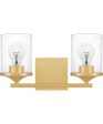 Abner Medium 2-light Bath Light Aged Brass Online Sale