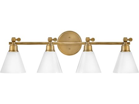 Arti 4-Light Four Light Vanity in Heritage Brass Discount