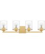 Abner Extra Large 4-light Bath Light Aged Brass For Cheap