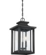 Wakefield Large 3-light Outdoor Pendant Light  Coastal Armour Earth Black For Cheap