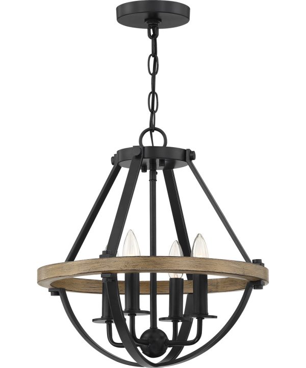 Bartlett 4-light Pendant Earth Black Online Hot Sale