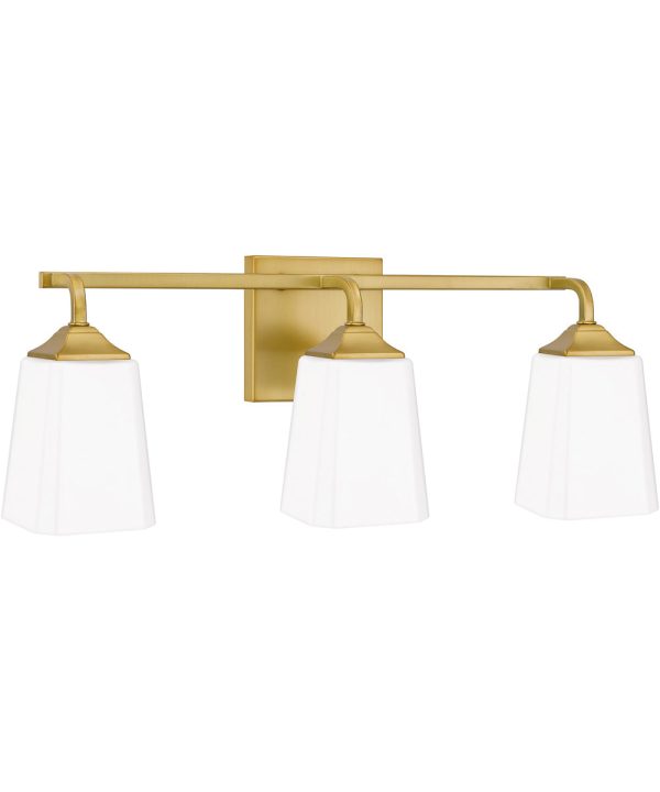 Thoresby Large 3-light Bath Light Aged Brass Supply