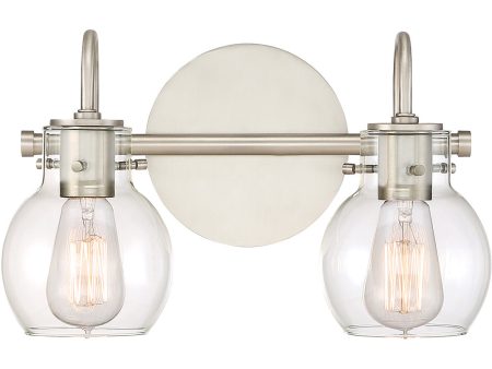 Andrews Medium 2-light Bath Light Antique Nickel Hot on Sale