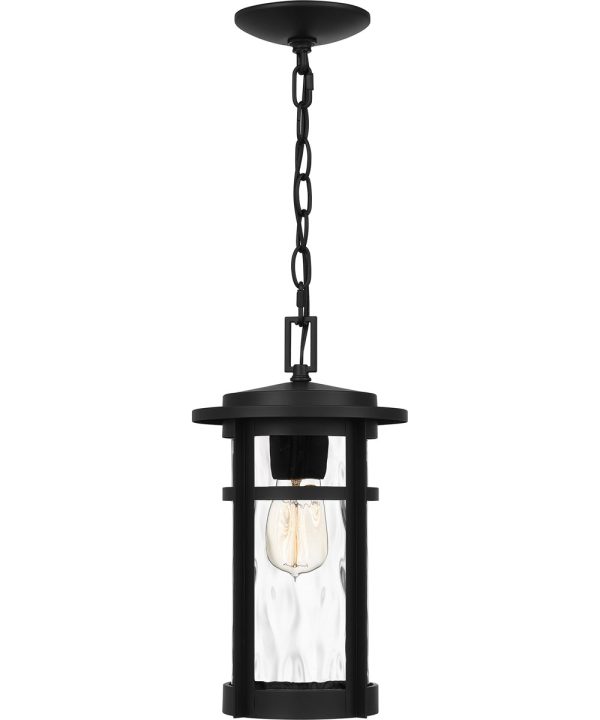 Uma Large 1-light Outdoor Pendant Light Matte Black Hot on Sale