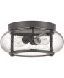 Trilogy 2-light Flush Mount Old Bronze Online