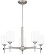 Aria 5-light Chandelier Antique Polished Nickel on Sale