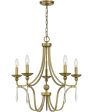 Joules 5-light Chandelier Aged Brass Supply