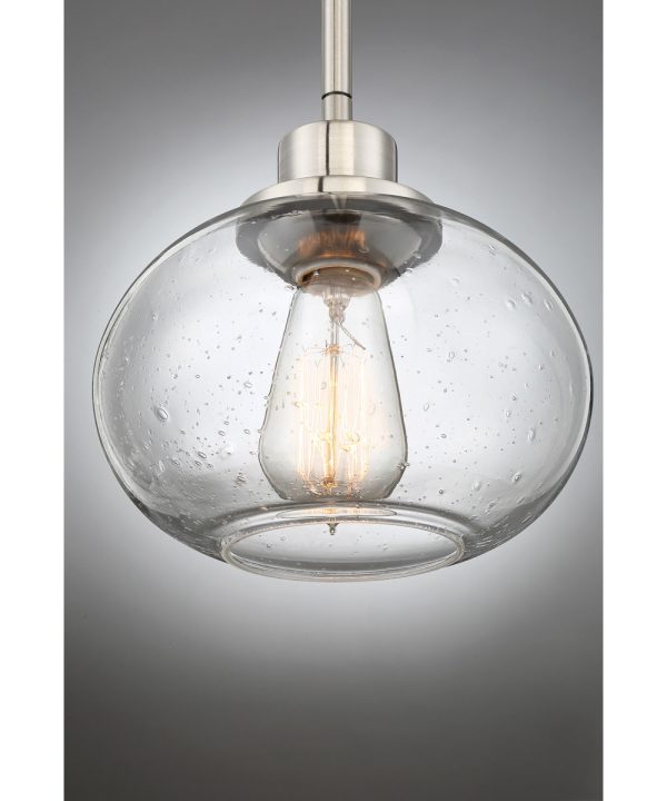 Trilogy Small 1-light Mini Pendant Brushed Nickel Online Sale