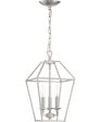 Aviary 3-light Pendant Brushed Nickel Hot on Sale