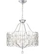 Lulu 5-light Chandelier Polished Chrome For Cheap