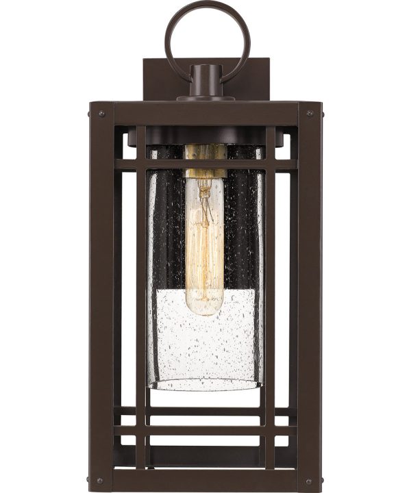 Pelham Large 1-light Outdoor Wall Light  Coastal Armour Aluminum Western Bronze Online now