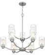 Acacia 9-light Chandelier Brushed Nickel Online now