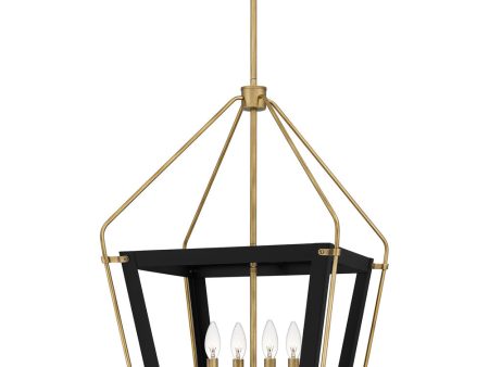 Abbeville 4-light Pendant Earth Black Fashion