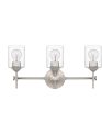 Aria Large 3-light Bath Light Brushed Nickel Cheap