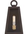 Poplar Point Medium 1-light Outdoor Wall Light  Coastal Armour Aluminum Old Bronze Supply