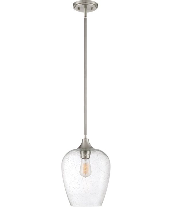 Towne Small 1-light Mini Pendant Brushed Nickel For Cheap