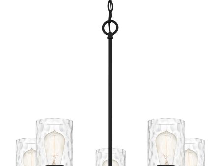 Acacia 5-light Chandelier Matte Black For Cheap