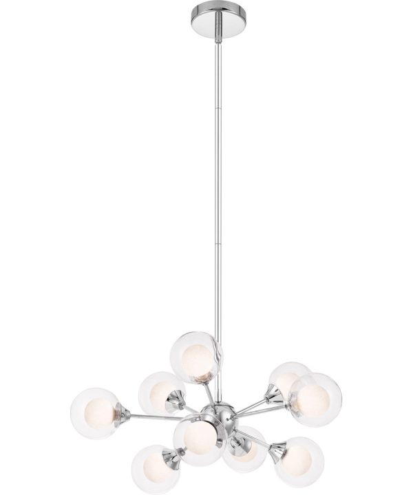 Spellbound 9-light Chandelier Polished Chrome Hot on Sale