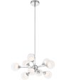 Spellbound 9-light Chandelier Polished Chrome Hot on Sale