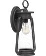 Sutton Large 1-light Outdoor Wall Light Speckled Black Hot on Sale