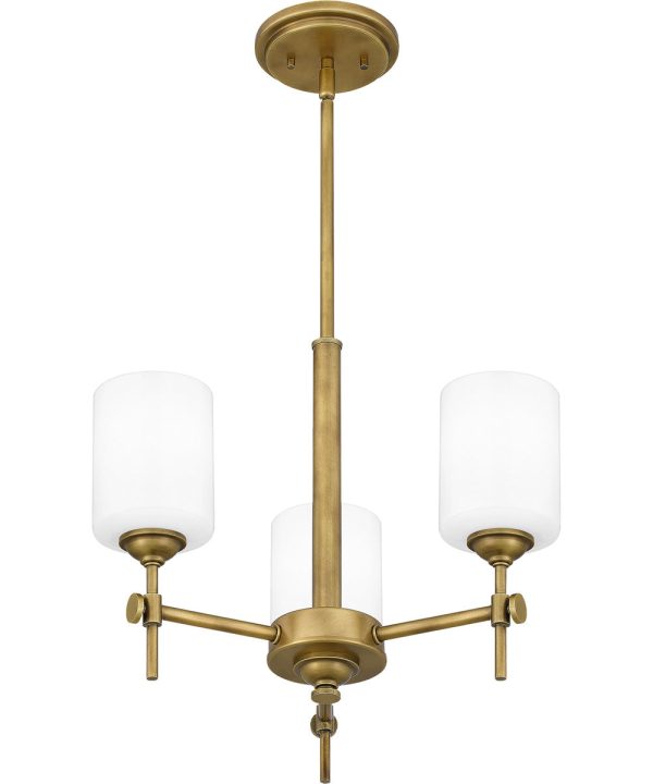 Aria 3-light Pendant Weathered Brass Discount