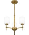 Aria 3-light Pendant Weathered Brass Discount