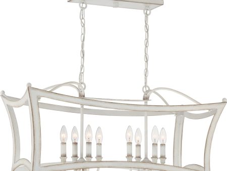 Summerford 8-light Island Light Antique White Cheap