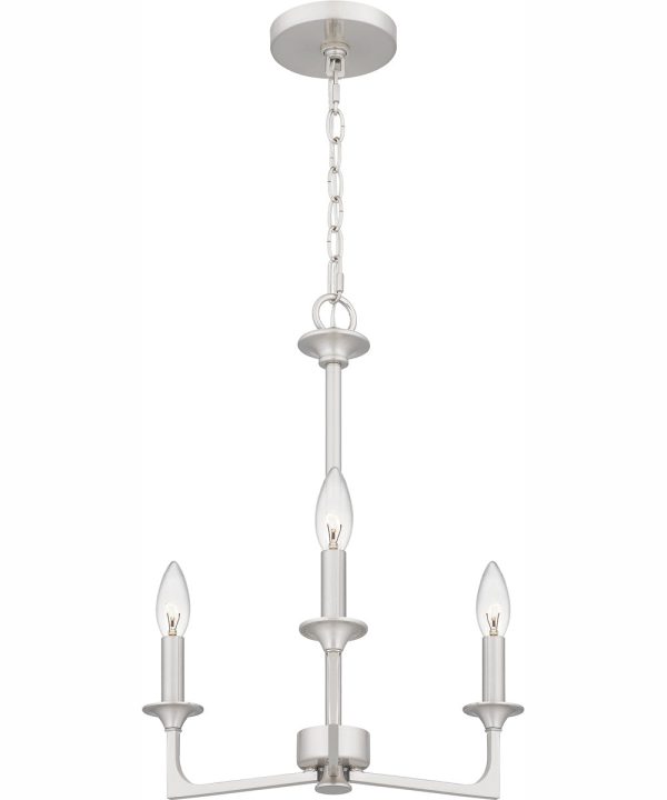 Prescott 3-light Chandelier Brushed Nickel on Sale