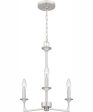 Prescott 3-light Chandelier Brushed Nickel on Sale