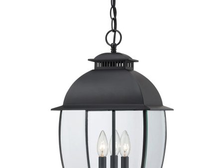 Bain Large 3-light Outdoor Pendant Light Mystic Black Online now