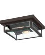 Westover Medium 2-light Outdoor Ceiling Light Western Bronze For Discount