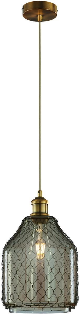 8 W Margit 1-Light  Pendant Antique Brass Discount