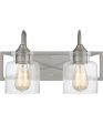 Bartley Medium 2-light Bath Light Brushed Nickel For Discount