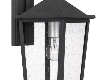 Stoneleigh Medium 1-light Outdoor Wall Light  Coastal Armour Aluminum Mottled Black Hot on Sale