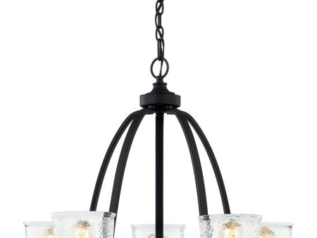 Holden 5-light Chandelier Earth Black For Sale