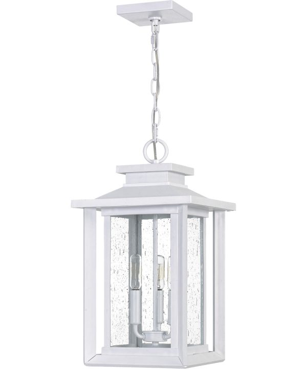 Wakefield 3-light Outdoor Pendant Light  Coastal Armour White Lustre Online Sale