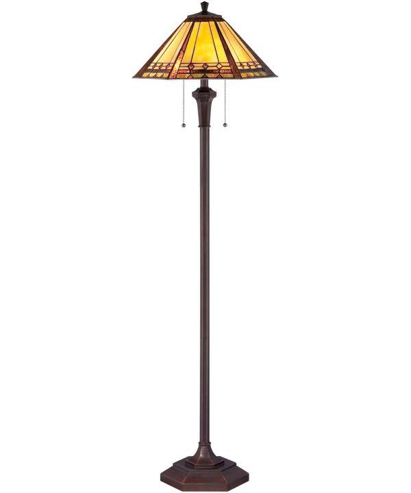 Arden Medium 2-light Floor Lamp Russet Discount