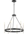 Anthem 6-light Chandelier Mystic Black For Cheap