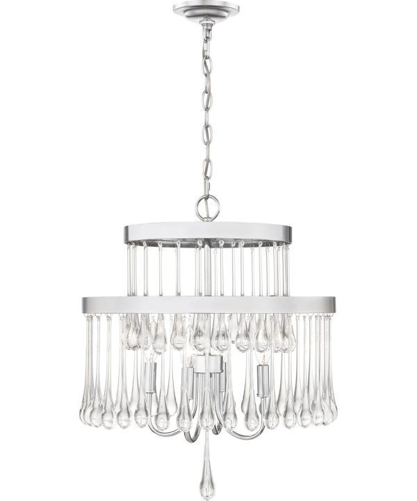 Alva 4-light Pendant Polished Chrome For Discount