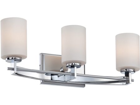 Taylor Large 3-light Bath Light Polished Chrome on Sale